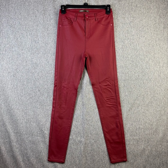 Index Collection Faux Leather Stretch Skinny Pants Mid-Rise Women's Size  28 - Picture 1 of 6